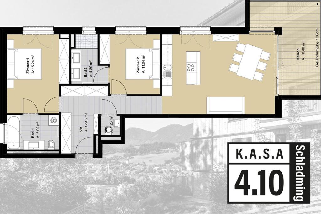 Kasa 4.10A Διαμέρισμα Schladming Εξωτερικό φωτογραφία